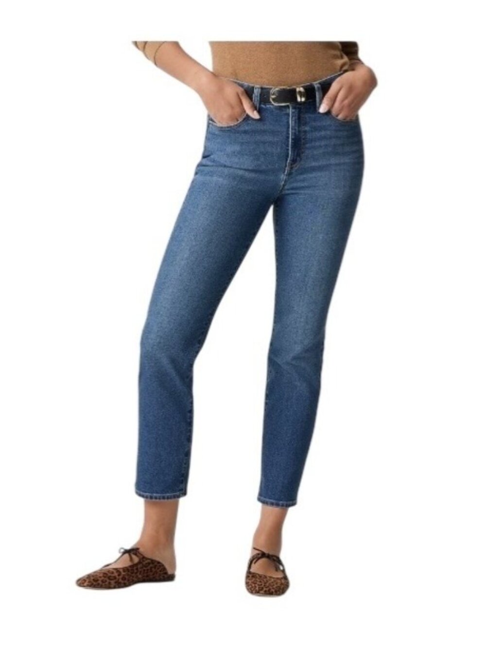 J.Crew Essential Straight Leg Jeans Blue Size 27 Preppy Minimalist Classic Cute